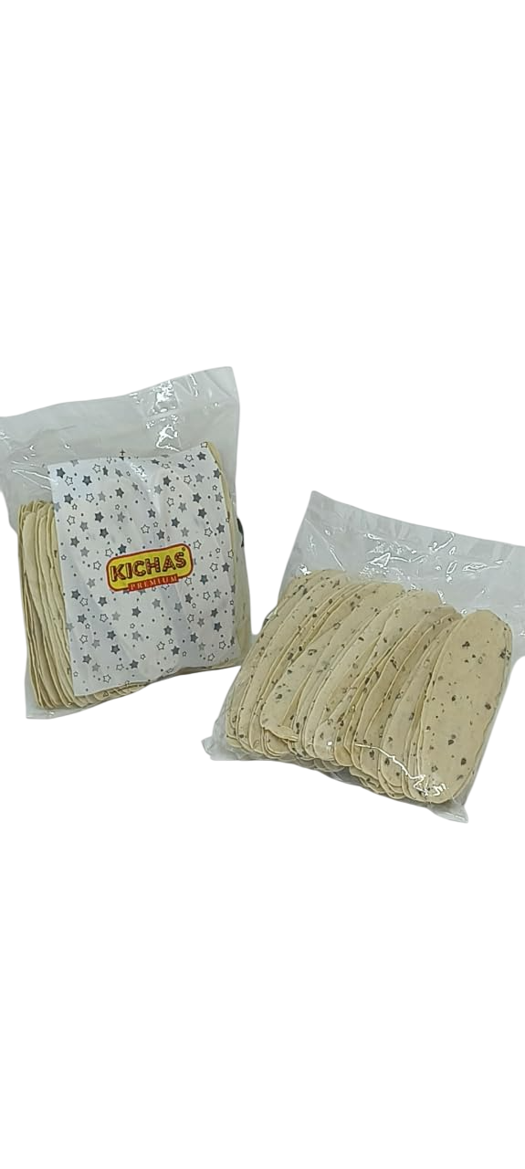 KICHAS Pepper Chips Papad (200g Pack of 2)