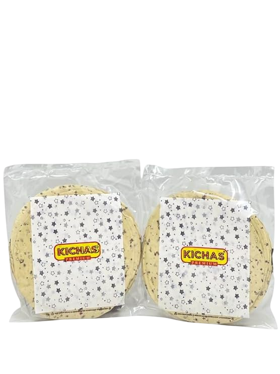 KICHAS Punjabi Masala Papad (180g Pack of 2)